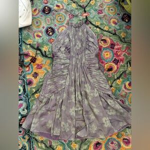 Alexis silk halter Dress